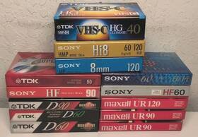 B228 Sony Lot Of 13 Brand New Mixed Blank Cassette Tapes