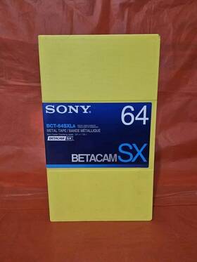 Bct-64sxla Sony Betacamsx 64 Minute Blank Tape Metal