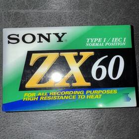 C-60zx1 Sony Zx60 Blank Audio Cassettes New Sealed Tapes 25 Plus 1 Free Maxwell