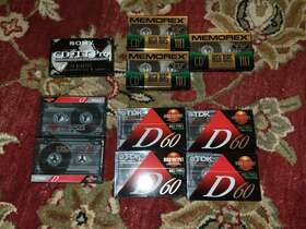 C-74cdp2 Sony Lot Of 10 Cd-it Pro Tdk D60 D90 And Memorex Cd2 High Bias 110 Cassette Tapes
