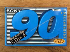 C-90cdx2d Sony Cdix Ii Type 90min Blank Audio Cassette. Japan 1996. New Sealed