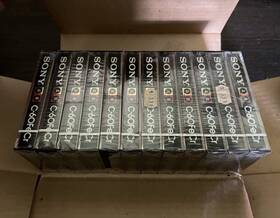 C60-fecr Sony 12 Chrome Cassette Tape Vintage 1972 New Sealed Rare 1970s Box