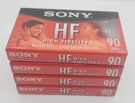 C90fhl Sony Hf High Fidelity 90 Min Audio Cassette Tapes Set Of 4