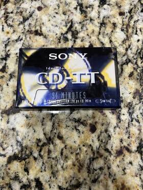 Cdit294 Sony Cd-it 94 Minute High Bias Blank Cassette Tape- Brand New Sealed