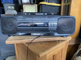 Cfs-dw34 Sony Cfsdw34 Mega Bass Double Cassette Read Full Description