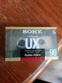 Sony Chrome Class Ux Iec Ii Type High Bias 90 New Sealed Blank Cassette