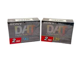 Dat-120ra Sony Dat Digital Audio Tapes 90/120 Min New Sealed Total 4