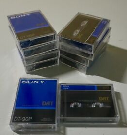 Dt-90p Sony Digital Audio Tapes 45m 147ft Lot Of 10 New