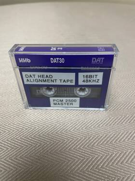 Dn2560604 Sony Hhb Dat Alingnment Tape Recorded On Pcm2500 Recorder