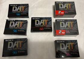 Dt-46 Sony Dat 9 Tapes 46 Min X 5 60min 1 90 3 New Oem Sealed