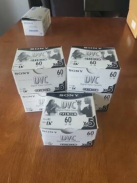 Dvm60prl Sony Lot Of 25 Mini Dv Dvc Digital Video Cassettes 60 Min Sealed 5 Boxes 5/box