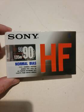 E13d899a-ebb7 Sony Cassette 90 Minute Tape New Sealed Normal Type 1 Hf Sp Ii 2 X 45