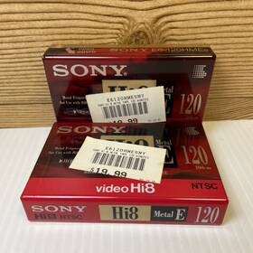 E6-120hmeb Sony 2x Home Video Hi8 Metal E 8mm Camera Cassette Tape Sealed
