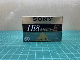 E6-60hme Sony Sealed Hi8 Metal-e / 60 Minute 8mm Video Cassette Tape