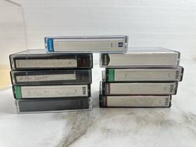 Hi8mp120 Sony Lot Of 9 Pre Recorded Tapes Selling As Blanks And Jvc Mp120