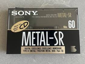 Metalselect60 Sony Metal-sr 60 Type Iv Metal Cassette Tape Min Position Bias New Seal