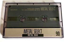 Metalselect90 Sony Metal Select 90 Type Iv Used Audio Cassette Qty 1 Sold As Blank