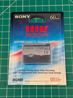 Mgr60 Sony Micro Mv Cassette Tapes 15 Available New In Packaging