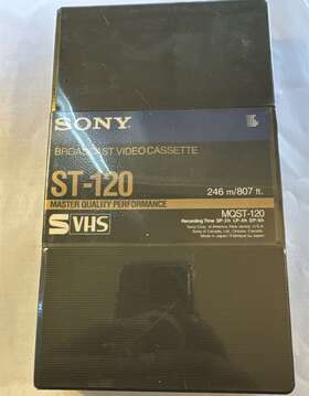Mqst-120 Sony St-120 Master Quality Broadcast Video Cassettes Sealed New Nos
