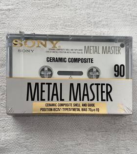 Mtl-mst90c Sony Metal Master Ceramic Composite Cassette Tape Type Iv 90 Sealed