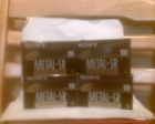 Sony Nos Lot Of 4 Metal-sr 100 Cassette Tapes Metal Bias Type Iv Japan 027242431430