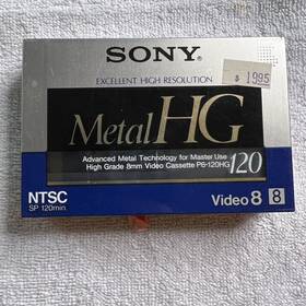P6-120hg Sony Metal Hg 8mm Video Cassette Tape New-factory Sealed
