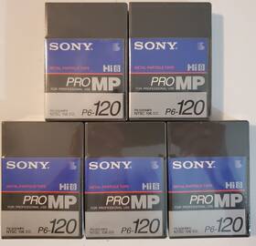 P6-120hmpx Sony 5 Hi8 Video Sealed Digital8 120 Tape - Metal P Japan
