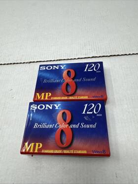 P6-120mp Sony P60120mp 2- 8mm 120 Minute New Video