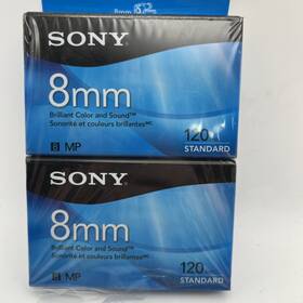 P6120mpr Sony 2 Pack Of Video 8 Mp 120 Minute 8mm 2x Tapes