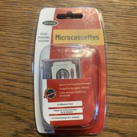 P97446tt Sony 2 Belkin 60 Minute Microcassettes New / Sealed