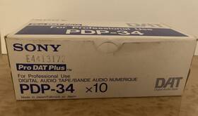 Pdp-34 Sony Dat Cassette Digital Audio Tape Recording New Sealed Case Of 10