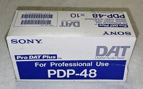Pdp-48 Sony Pro Dat Plus Professional Digital Audio Tapes 9 New And Sealed