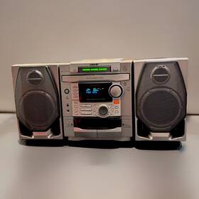 Phc-z10 Sony Rare Dual Cassette 3 Cd Changer Am/fm Tested