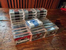 Rm-amu009 Sony Vintage Panasonic Realistic 60 Minute Microcassette Audio Tape Lot Of 42