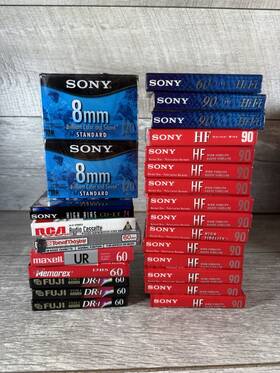 Sc-90hf Sony Hf 90 Maxell Fuji Blank Audio Cassette Tape Lot Normal Bias