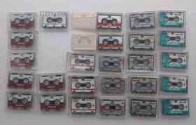 Mc-60ur Sony Scotch Maxwell 3m Tdx Olympus Panasonic Rt-60mc Mc-60 26 Microcassette Tape Lot Mc60 Xb60 543 Mc60ur And Rt60mc Mini Cassettes Used