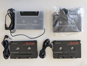 Sony Sh-cdm9a Oem Car Audio Cassette Adapter Lot - 3 Cpa-3 And 1 Panasonic