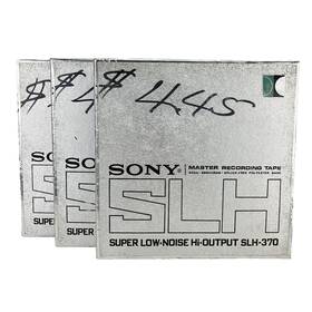 Slh-72-275-bl Sony Lot Of 3 Slh-370 Master Recording Super Low Noise Hi-output 370m Reels