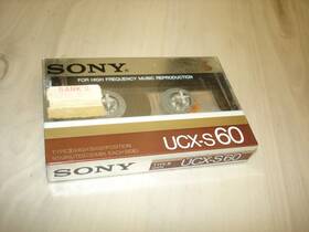 Ucx-s60 Sony Type Ii Japan Vintage Audio Blank Cassette Tape New Sealed