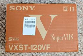 Vxst-120vf Sony Svhs Super Vhs Video Cassettes - 10 Pack Sealed 6 Hrs Ep