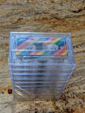 123-122 Status Plus Sealed C-60 Audio Cassette Tape Pack Of 10