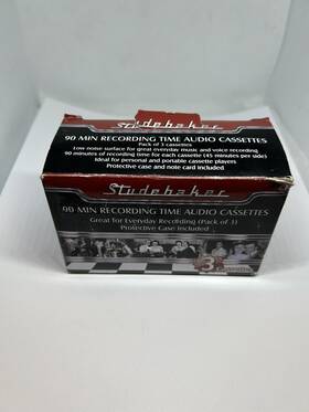 Sb300 Studebaker Cassette Tape 3-pack Normal Position