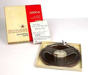 1800a Sunset 1965 Sing Of Harlem School Recorded - Magnetic Tape No. A