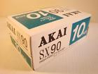 Sx-90 Akai Pack Case New Still Sealed Cassette Tapes 4905192223014