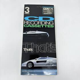 Cd-iv74 Taiyo Yuden Thats Metal Cassette Tapes Type Iv 3-pack Box Set Nos Sealed