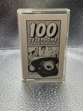 Cm01629 Tallinn Music Cassette Factory Ussr Vintage Tape 100 Telephone Dialogues Chapters I Ii Iii Iv V