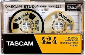 Tascam Master 424 High Bias Type Ii Cobalt Studio Cassette Multi Mastr Cas