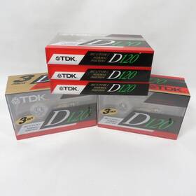 D120 Tdk 020356201104 9 Audio Cassette Tapes Lot Sealed Type I Low Noise High Output