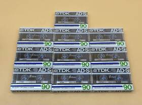 Tdk 020356206703 Ad-s 90 Type I Cassette Tape 1986 Japan Nos Sealed Lot Of 10 Rare/htf