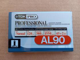 Tdk 020356209902 Pro Al 90 Type I Blank Cassette Tape 1 Sealed